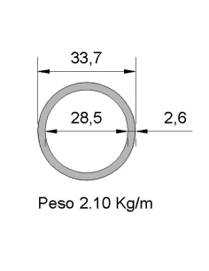 Tubo Redondo Inox...