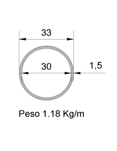 Tubo Redondo Inox...
