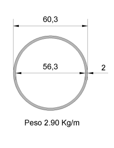 Tubo Redondo Inox...