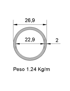 Tubo Redondo Inox...
