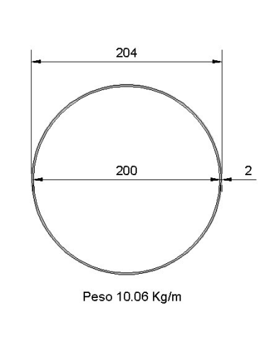 Tubo Redondo Inox IDS-304X2 304 2B