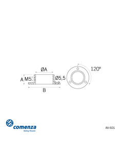 AV-601 50,8 AISI-316 BA 2